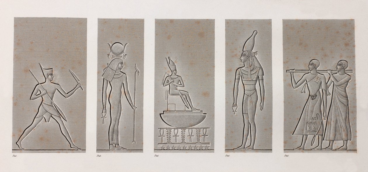 Thebe, Karnak, närbild av Unbekannt