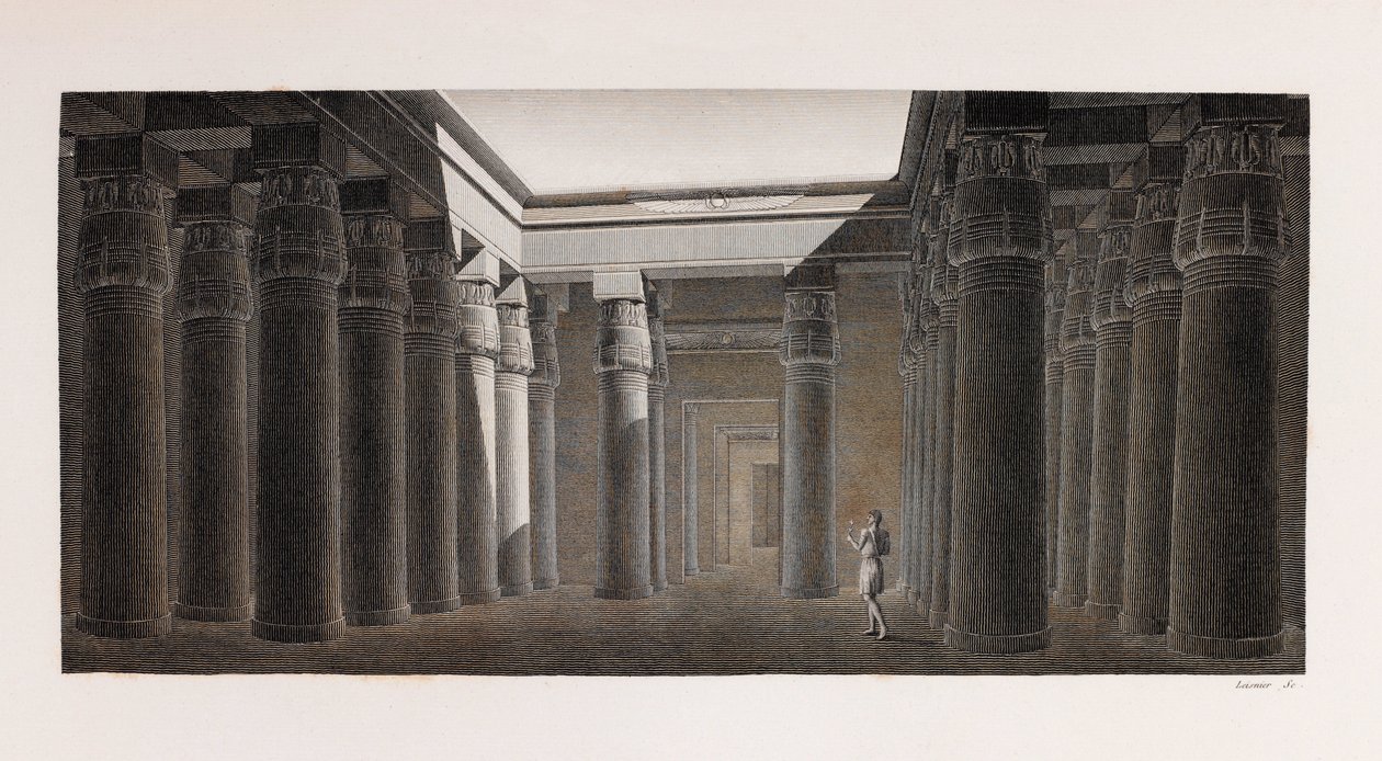 Thebe: Karnak, närbild av Unbekannt