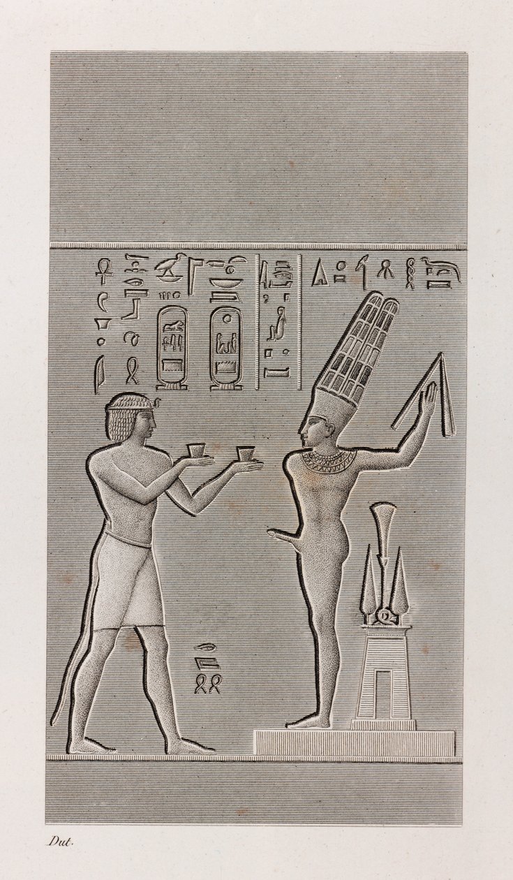 Thebe, Karnak närbild av Unbekannt