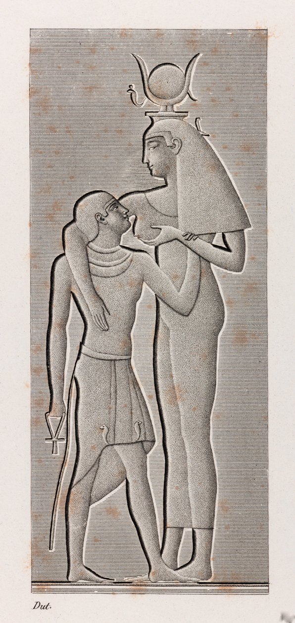 Thebe, Karnak, närbild av Unbekannt