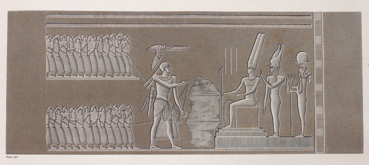 Thebe: Karnak, närbild av Unbekannt