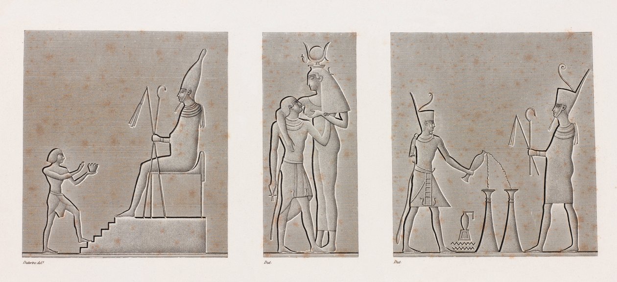 Thebe, Karnak, närbild av Unbekannt