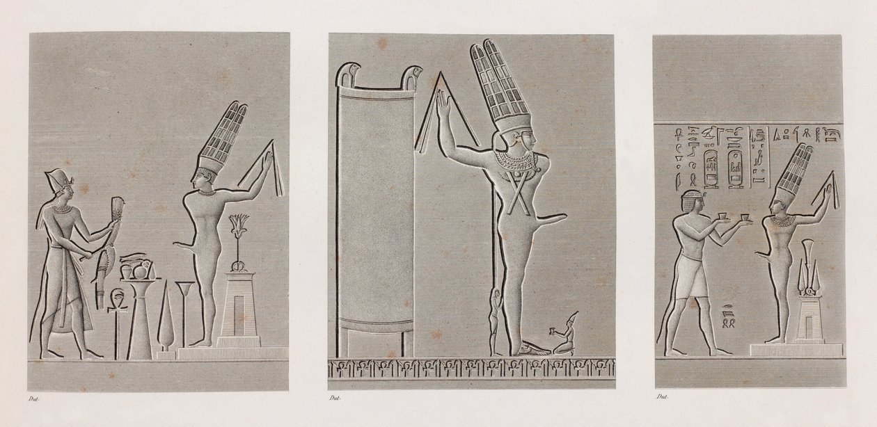 Thebe, Karnak närbild serie av Unbekannt