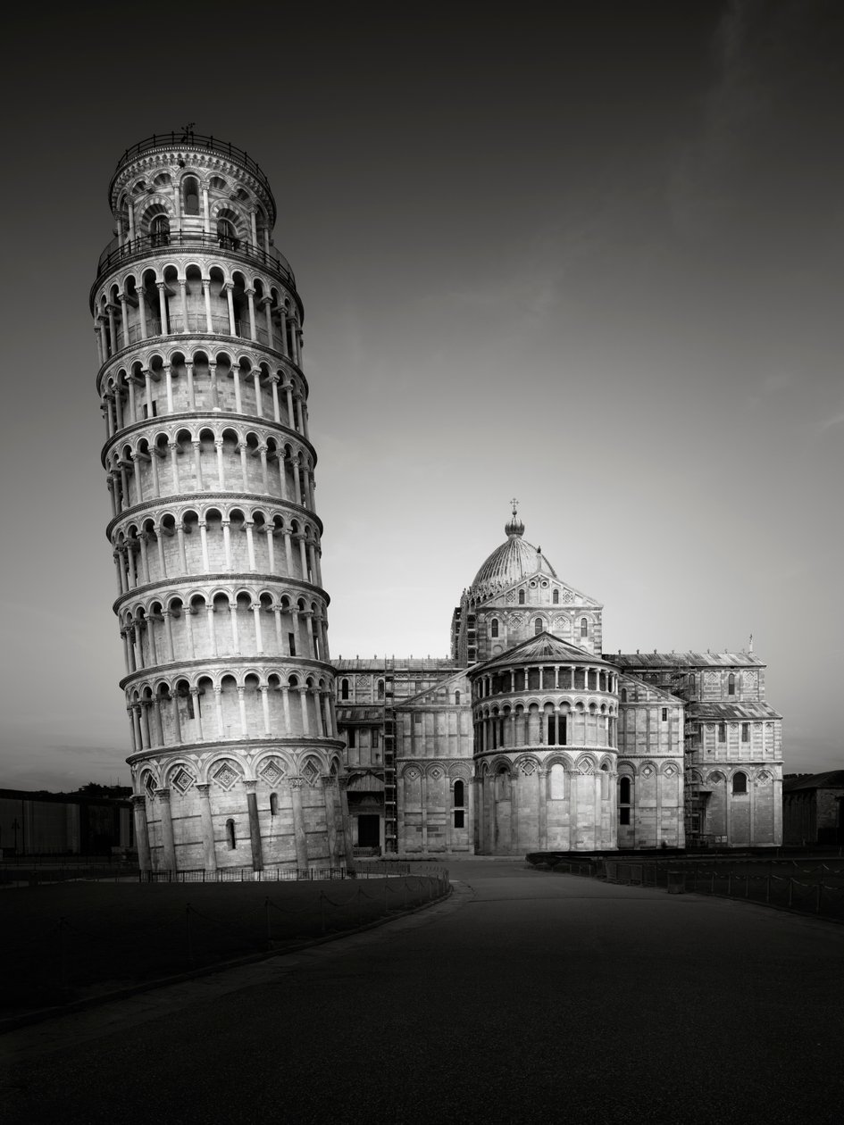 Lutande tornet i Pisa, Pisa, Italien, 2015 (s/v foto) av Leopold Blonder