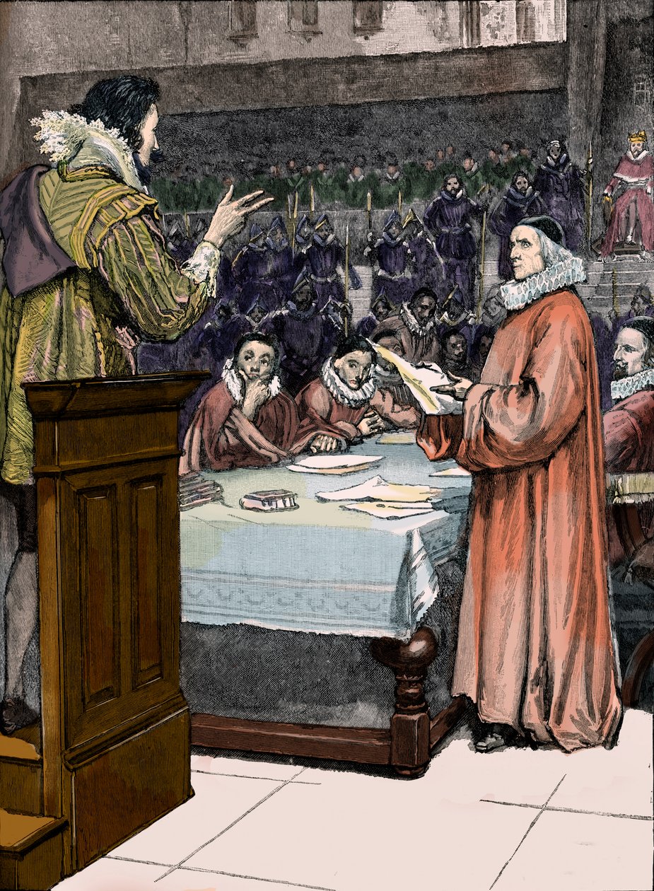 Rättegången mot George Villiers av Unbekannter Künstler
