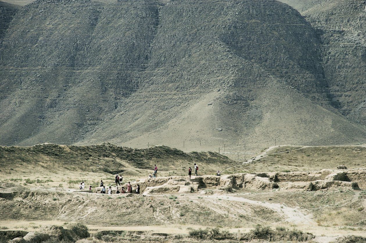 Turkmenistan. Ruinerna av Nisa. UNESCO:s världsarvslista, 2007 av Benjamin Baud