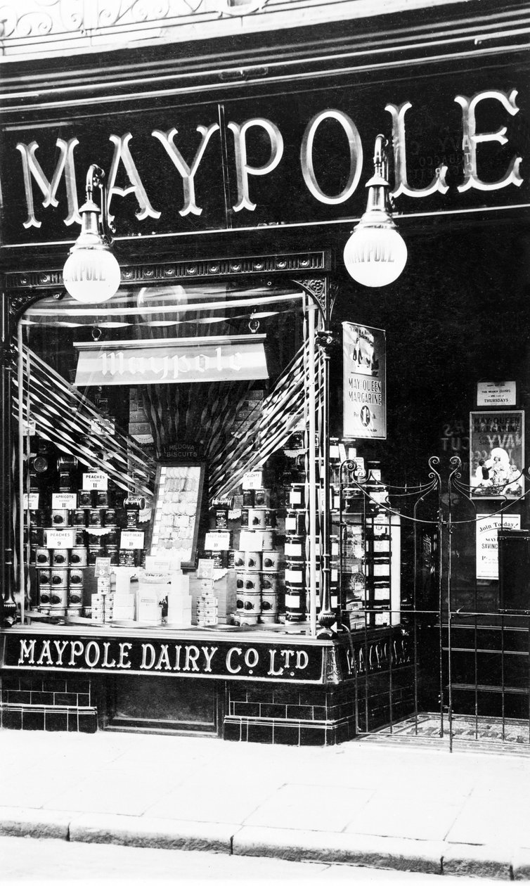 Storbritannien: Maypole Dairy Shop på Bank Street av Unbekannt
