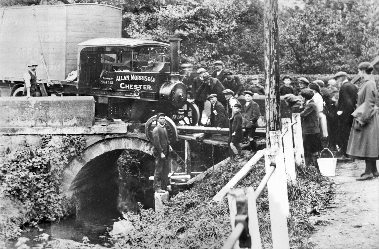 Storbritannien: Steam Wagon Accident, Cheshire av Unbekannt