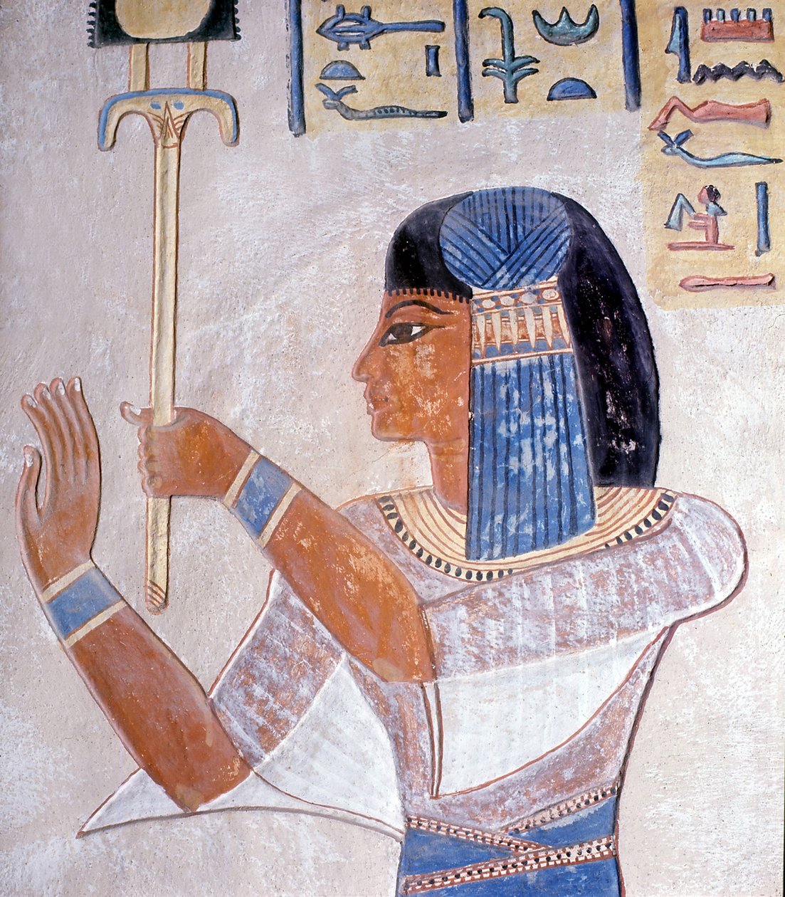Valley of the Queens, en son till RAMSES II. Plats för Luxor, Egypten. av Leopold Blonder
