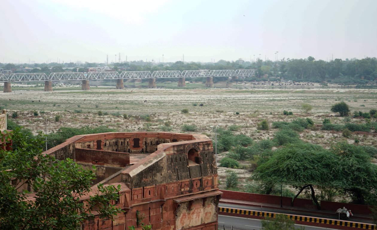Utsikt över Agra Fort, 2000 av Unbekannter Künstler