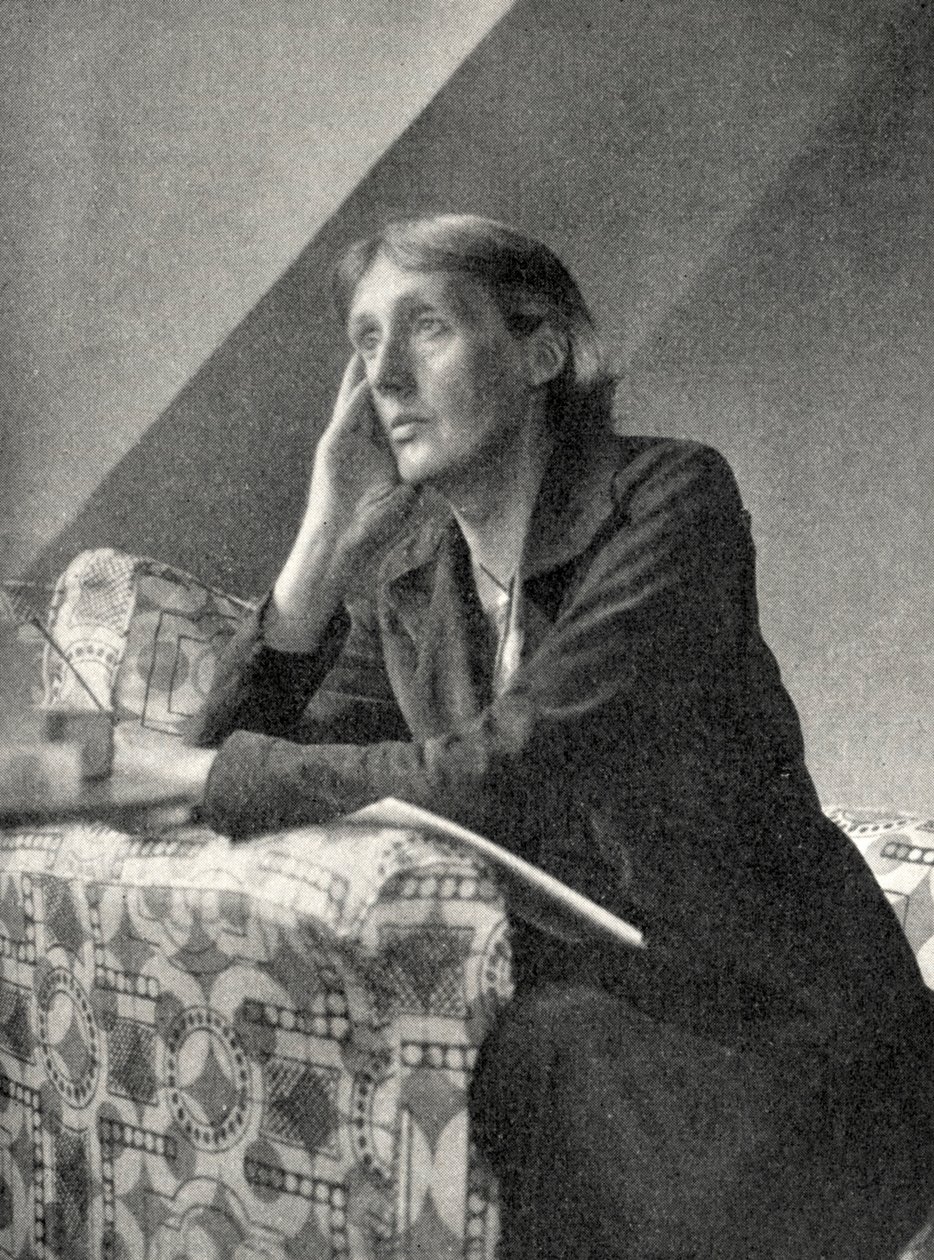 Virginia Woolf - porträtt av Unbekannter Künstler