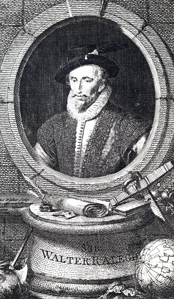 Walter Raleigh. av Unbekannt
