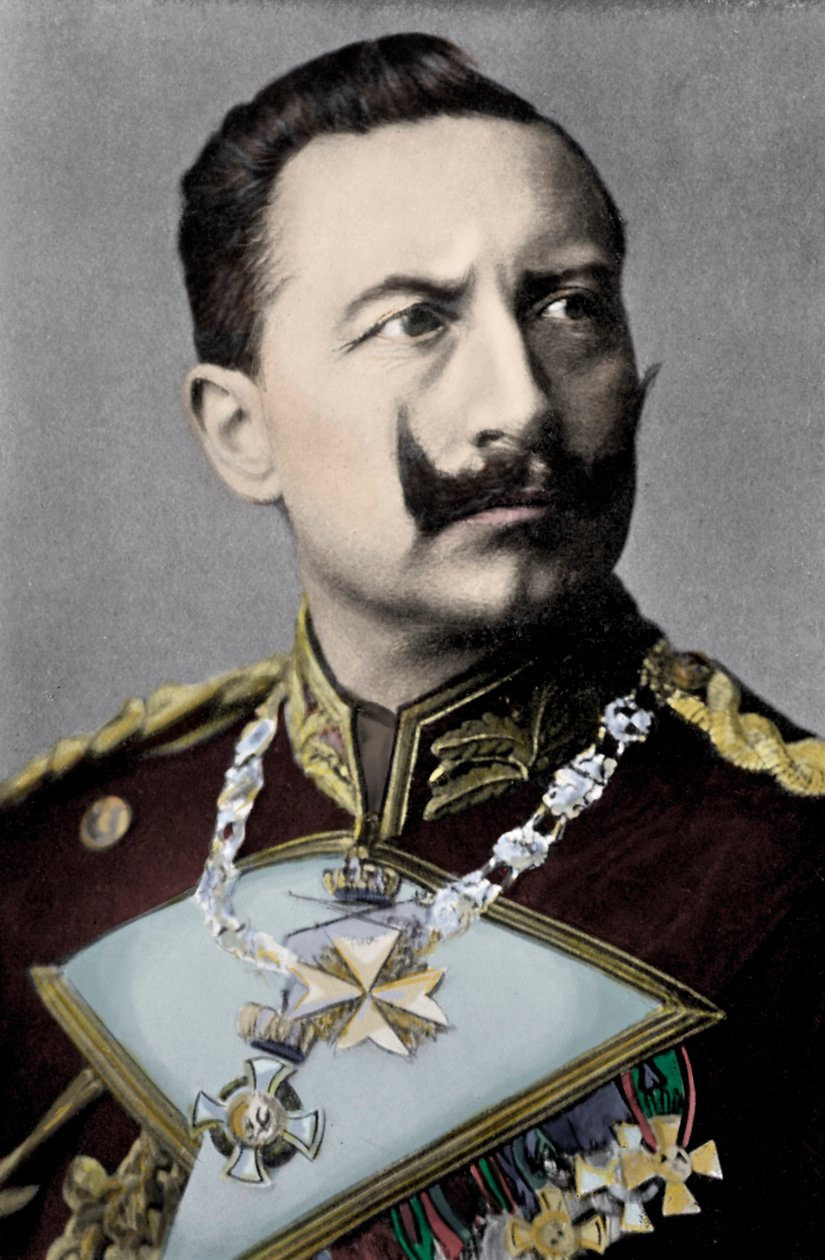 Wilhelm II , tysk kejsare från 1888 till 1941 av Unbekannter Künstler