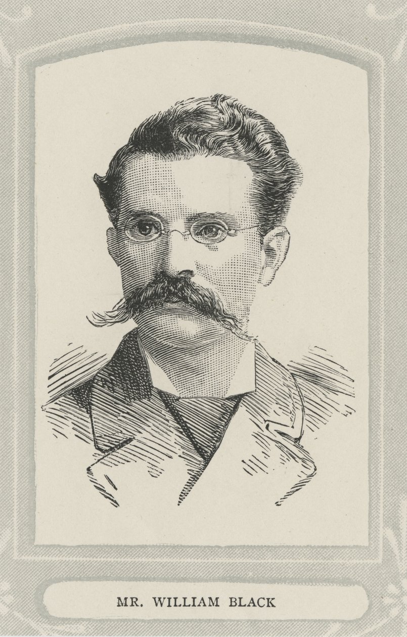 William Black (1841-1898) (lito) av Unbekannt