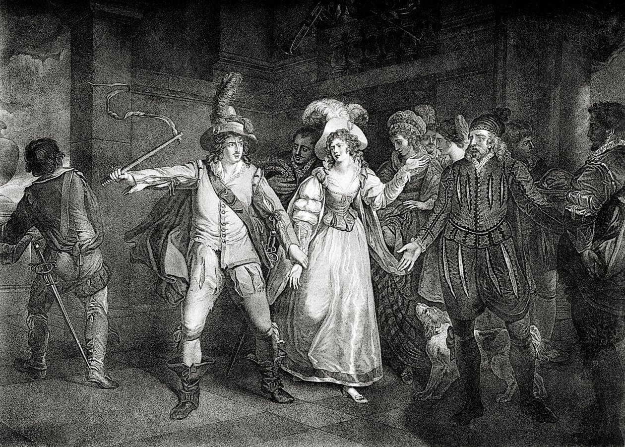 William Shakespeares pjäs av Unbekannter Künstler