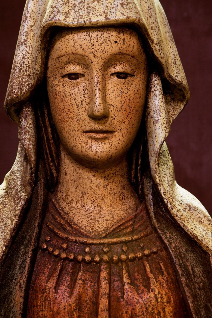 Trästaty av Saint Anne, Rennes, Ille et Vilaine, Frankrike (bilden) av Unbekannt