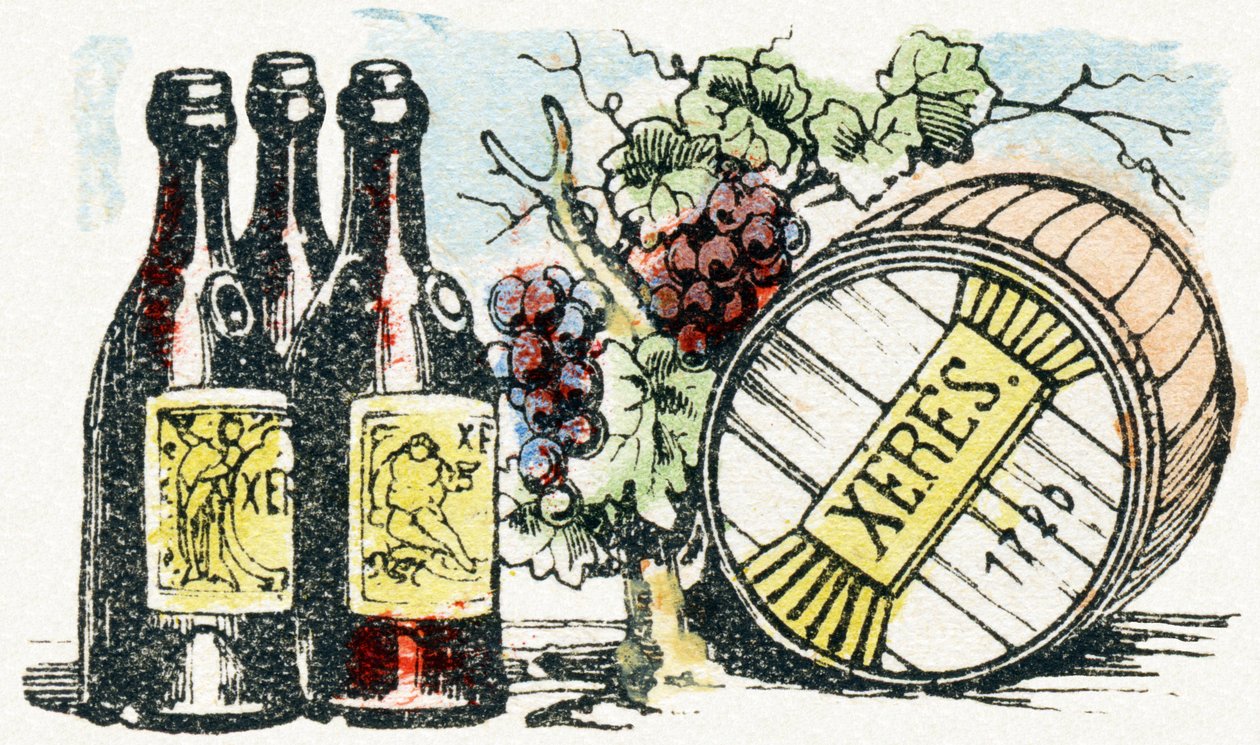 X - Xeres - Child Entertainment Alphabet c.1890 (litografi) av Unbekannt
