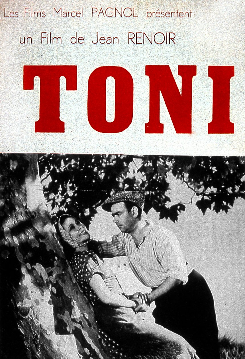 Toni filmaffisch av JeanRenoir 1934 av Unbekannt