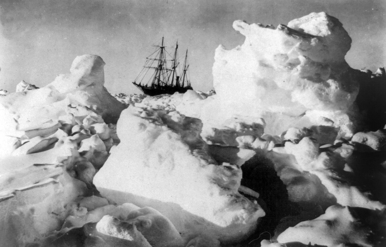 Imperial Trans-Antarctic Expedition: en titanisk omvälvning, ca 1914-17 (foto) av Underwood & Underwood