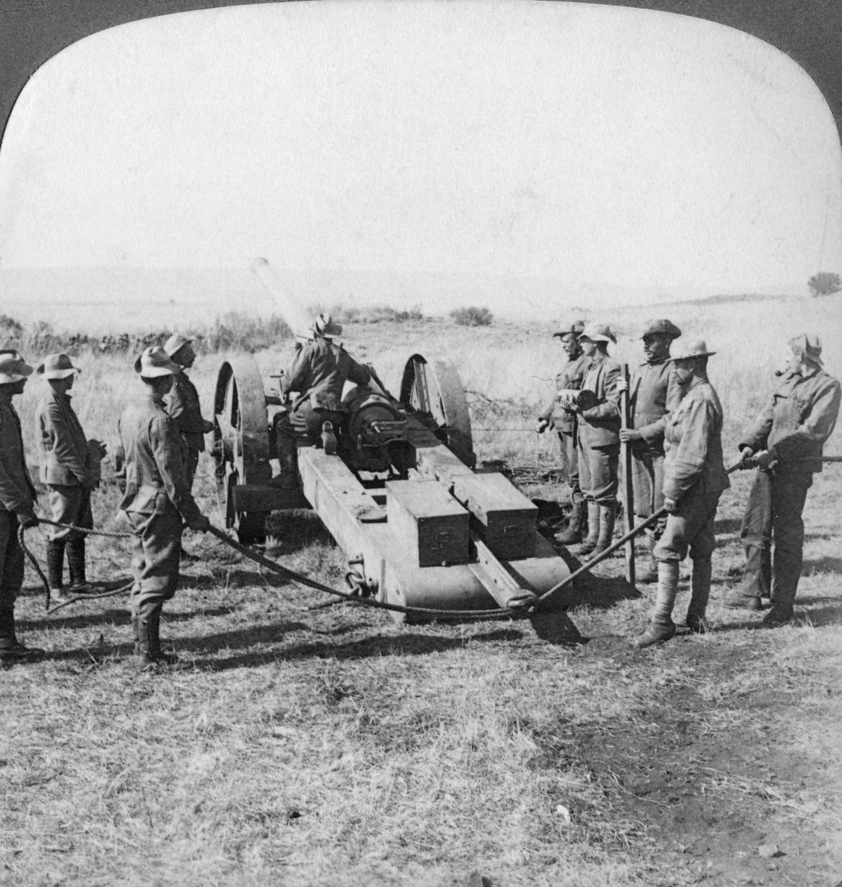 Brittisk marinpistol, Sydafrika, Boerkriget, 1900 av Underwood and Underwood