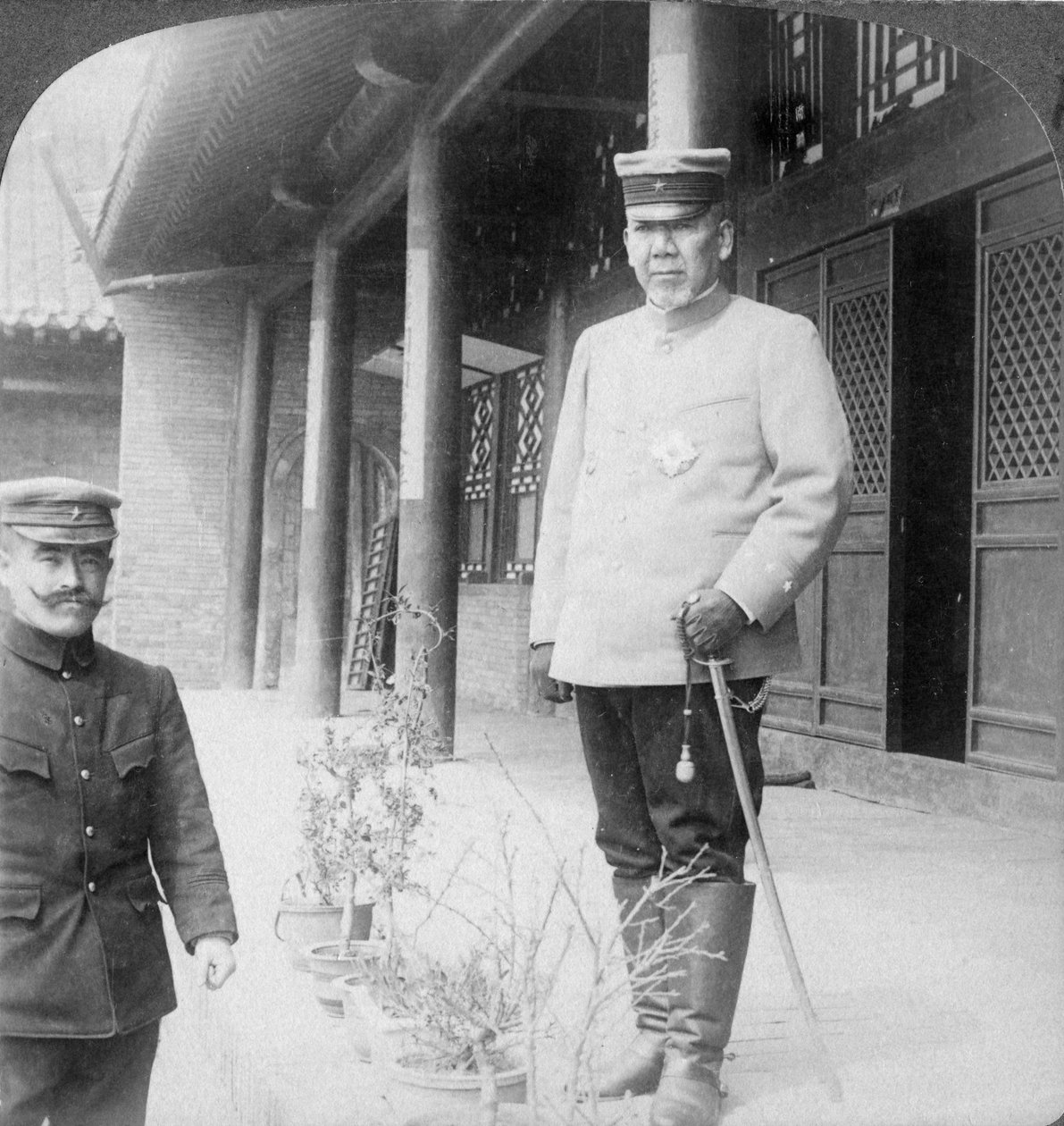 Fältmarskalk markis Wama Yao, japansk soldat, Mukden, Manchuriet, 1906 av Underwood and Underwood
