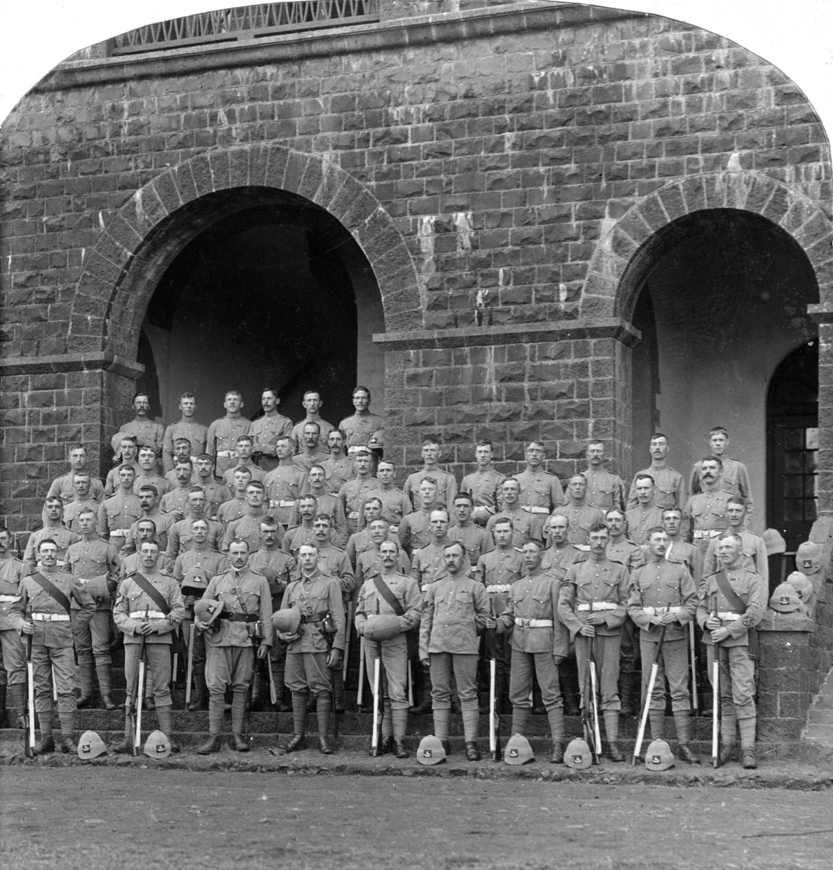 H Company, Royal Warwickshire Regiment, Belgaum, Indien, 1900-talet. av Underwood and Underwood