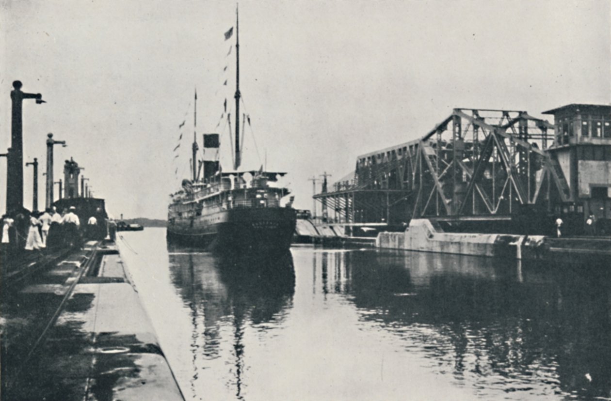 Invigning av Panamakanalen, 1916 av Underwood and Underwood