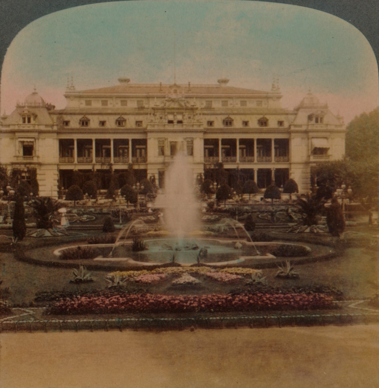 Palm Gardens, Frankfort, Tyskland, 1894. Konstnärer: Elmer Underwood, Bert Elias Underwood. av Underwood and Underwood