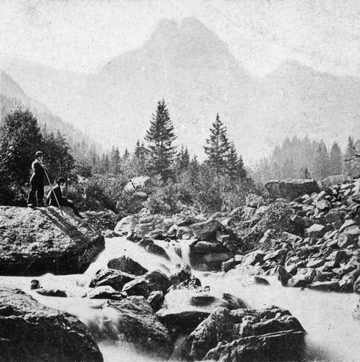 The Wellhorn at Rosenlain, Schweiz, tidigt 1900-tal. av Underwood and Underwood