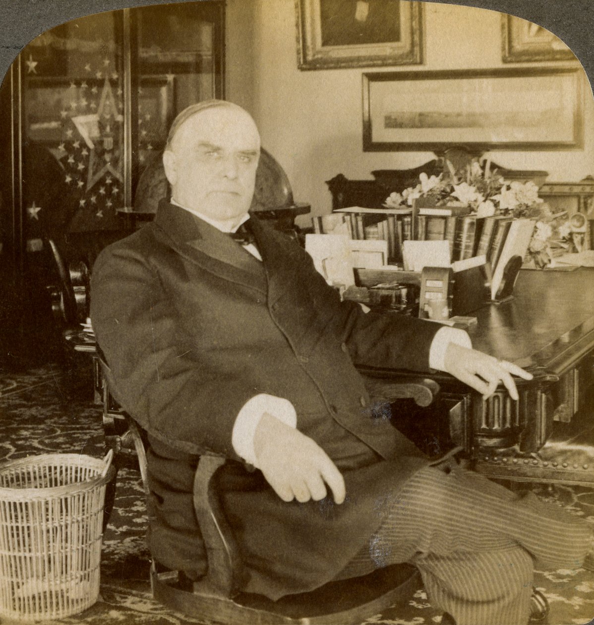 William McKinley, USA:s 25:e president, 1900 av Underwood and Underwood