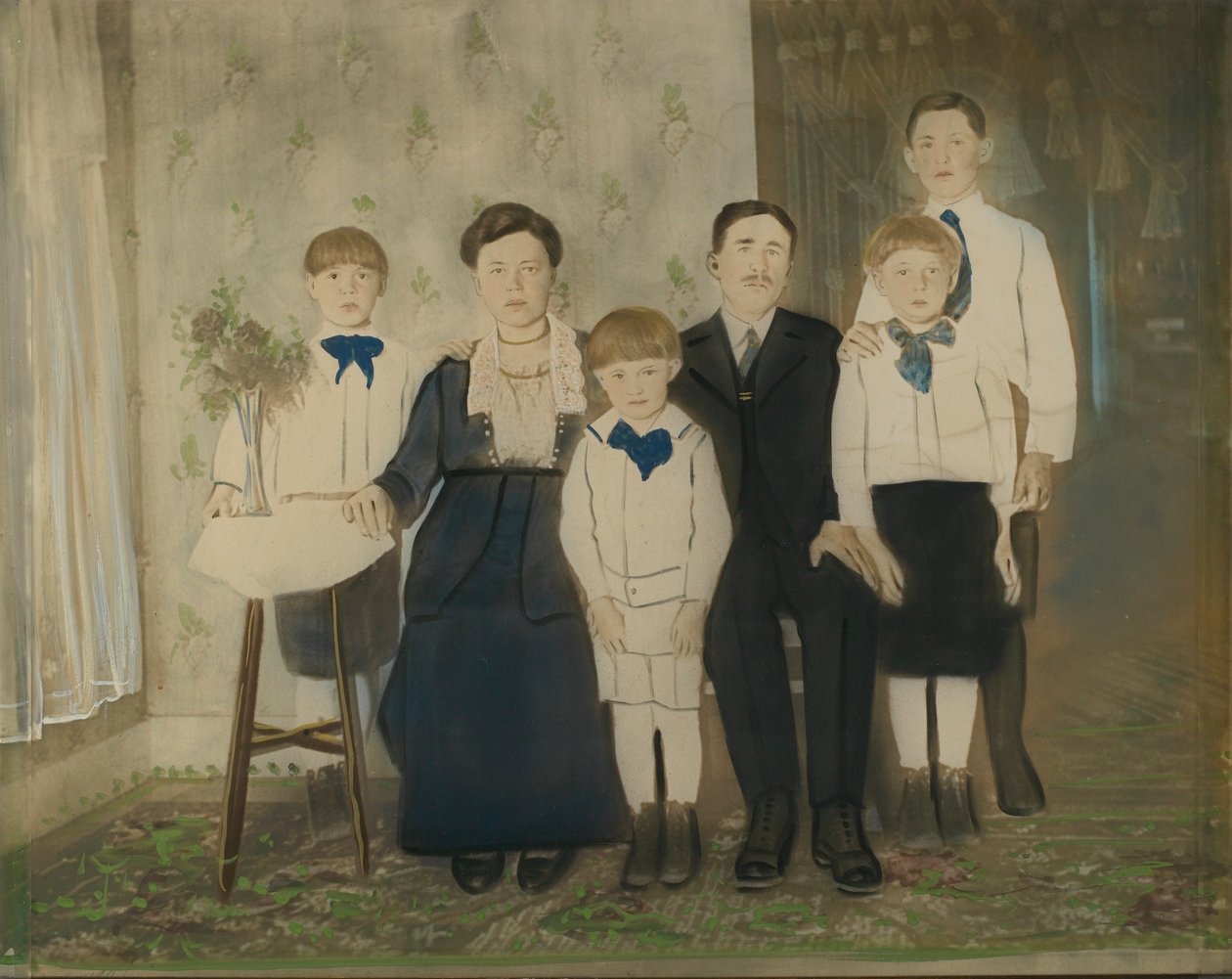 Familjeporträtt av Unidentified