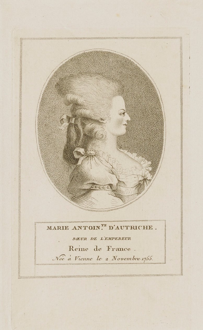 Marie Antoinette av Unidentified