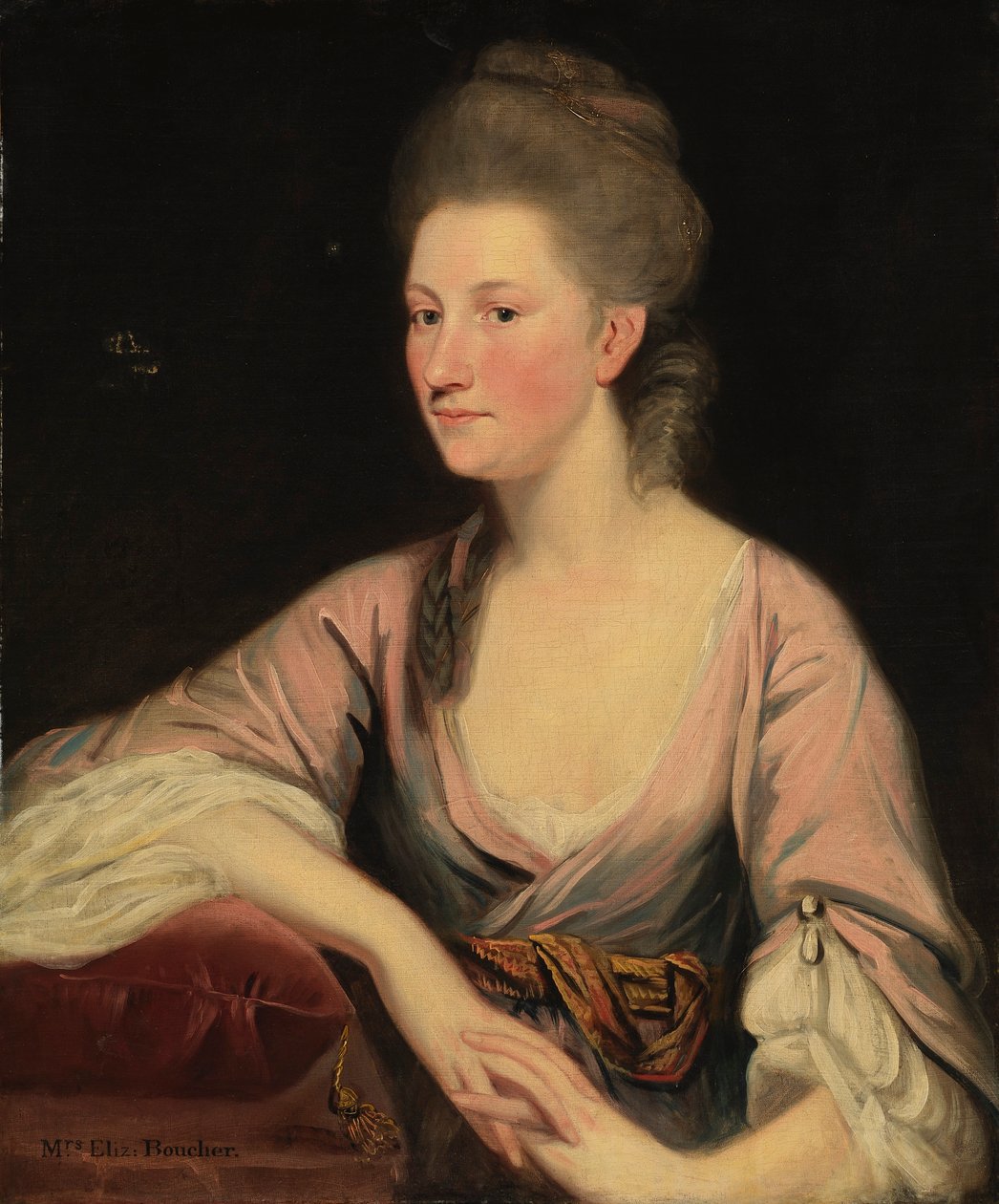 Porträtt av Mrs Elizabeth Boucher av Unidentified