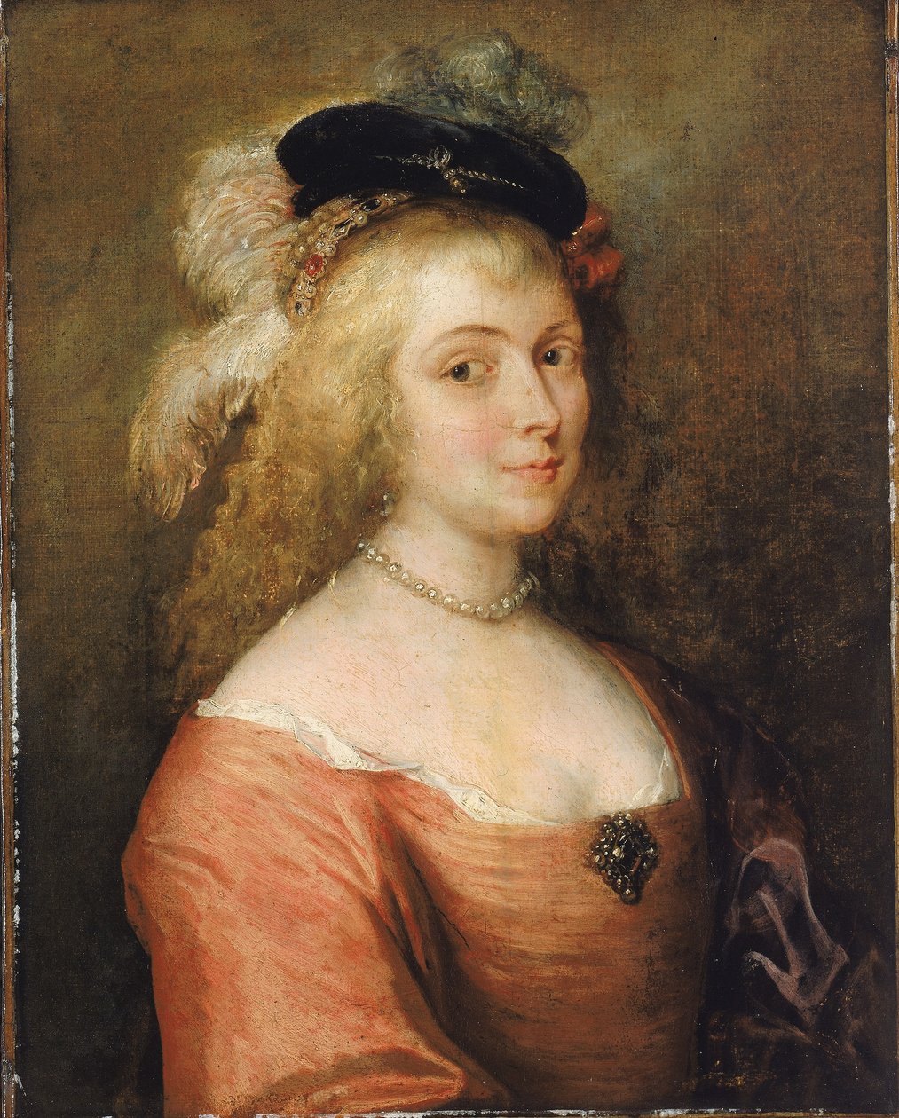 Porträtt av Rubens hustru av Unidentified