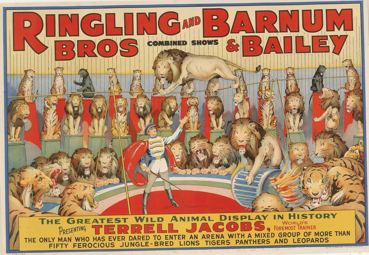 Ringling Bros. och Barnum  Bailey Combined Shows: Den största uppvisningen av vilda djur i historien av Unidentified