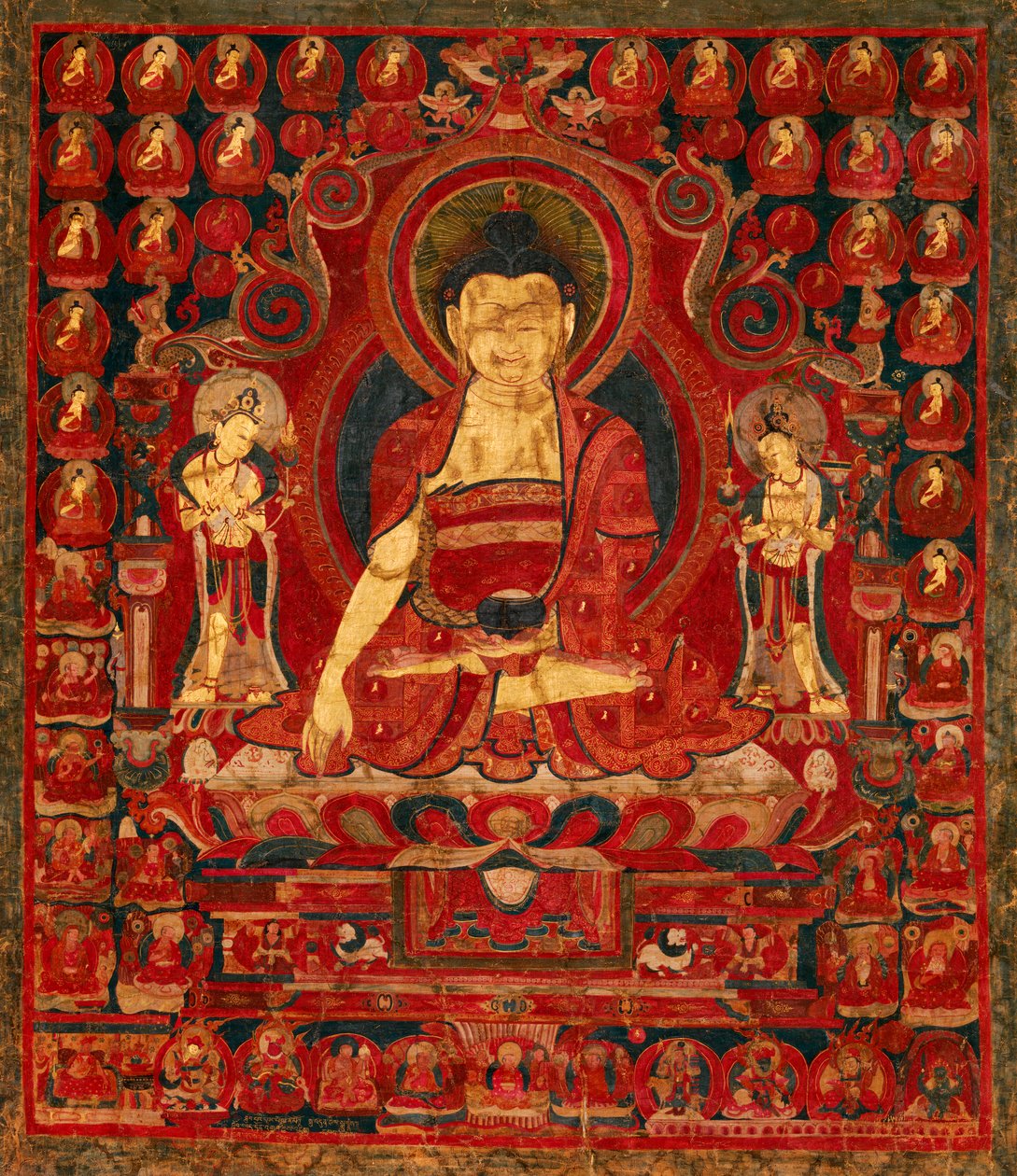 Buddha Shakyamuni som Lord of the Munis. Västra Tibet (Guge). av Unknown