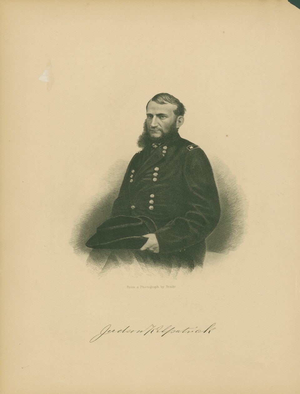 Bystporträtt av en man i uniform av Unknown