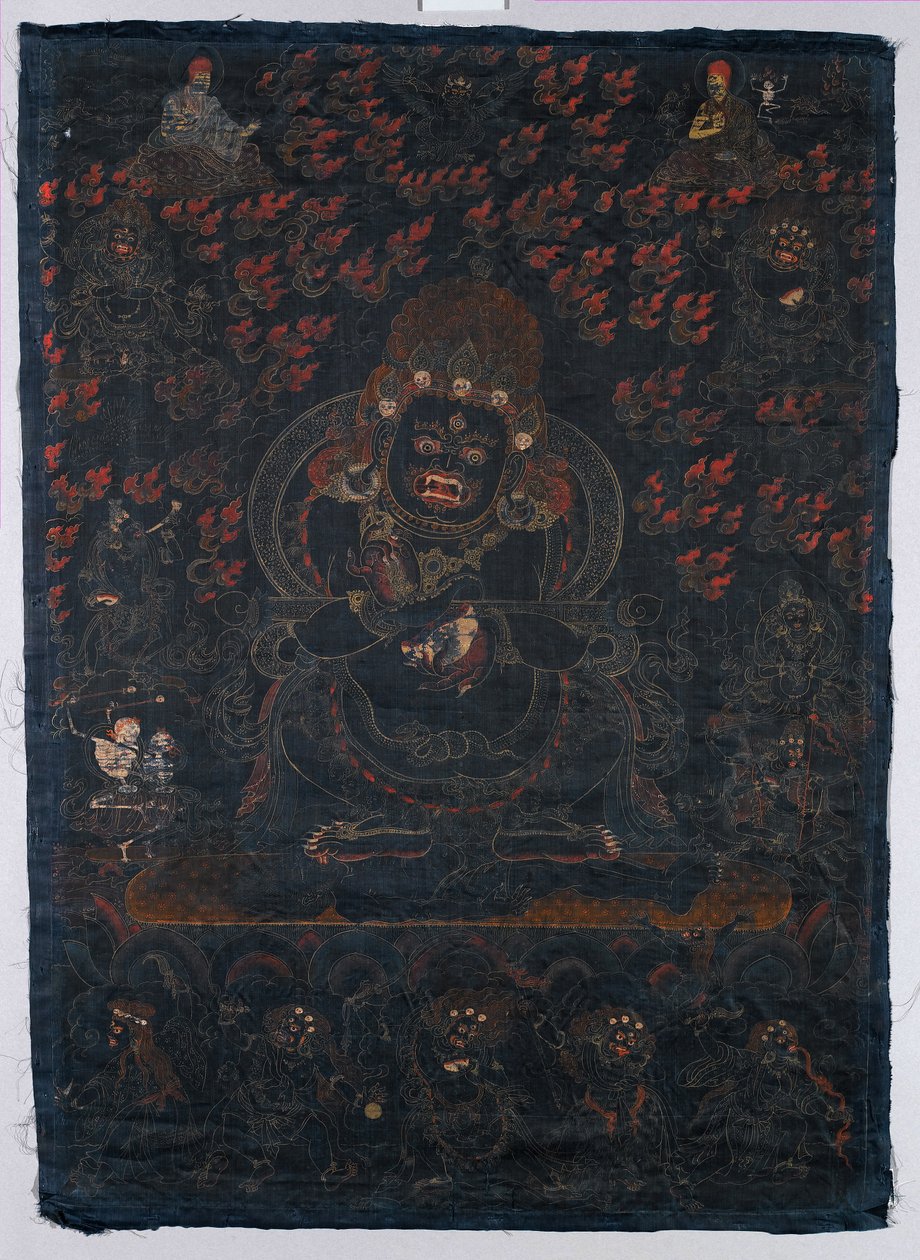 Mahakala, tältets beskyddare, Tibet. av Unknown