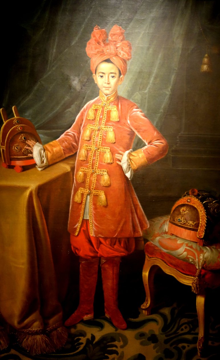 Prince Cahn of Vietnam at the French court of Louis XVI, in 1787 av Unknown
