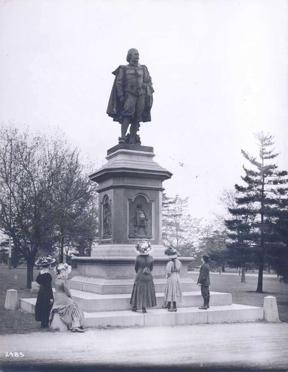 Shakespeare Monument. Tower Grove Park. av Unknown