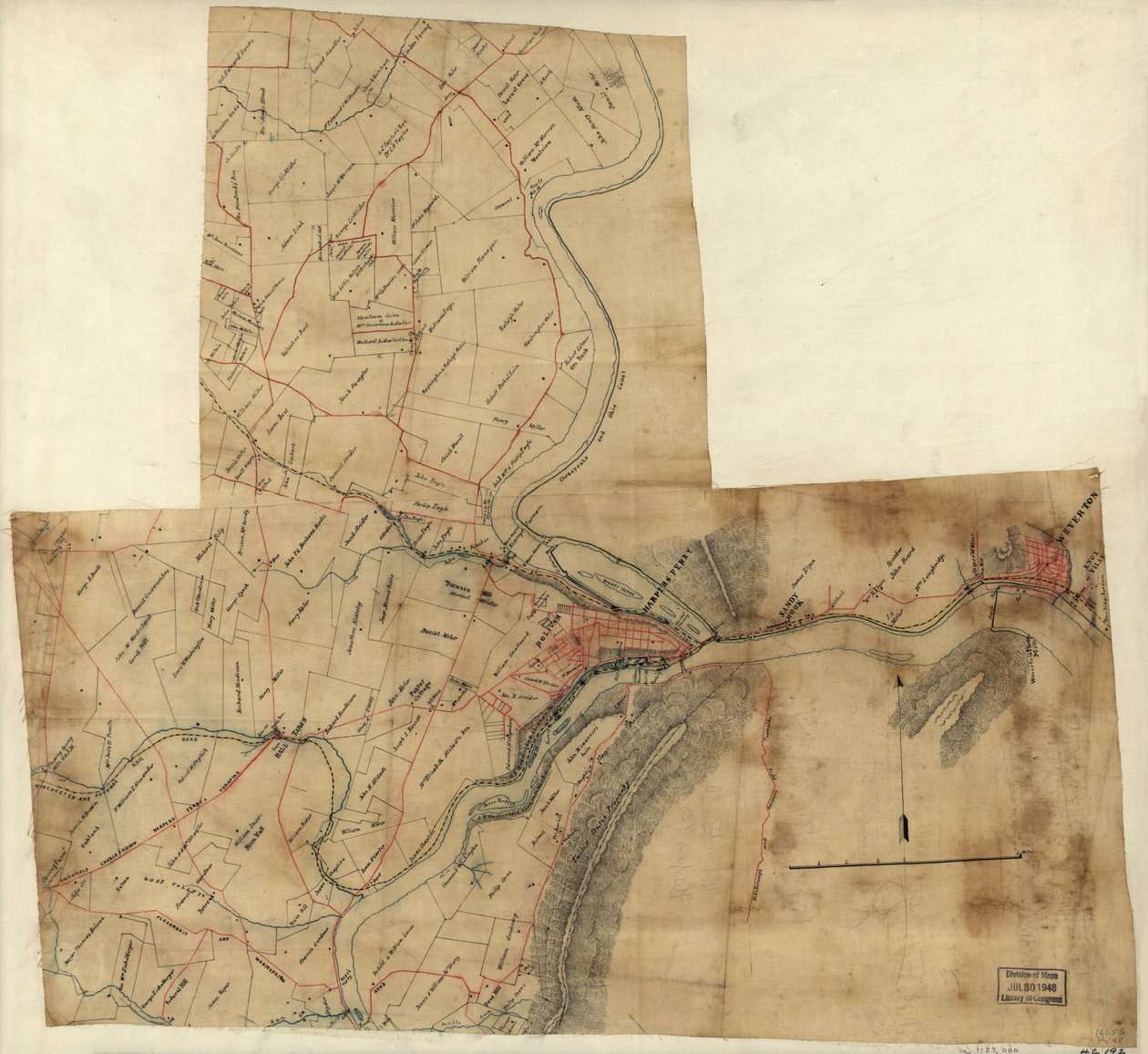 Vicinity of Harpers Ferry av Unknown