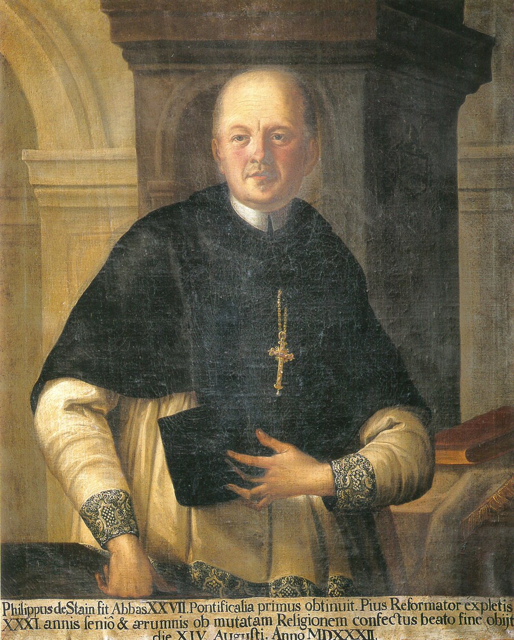 den 27:e abboten Philipp von Stein av Unknown
