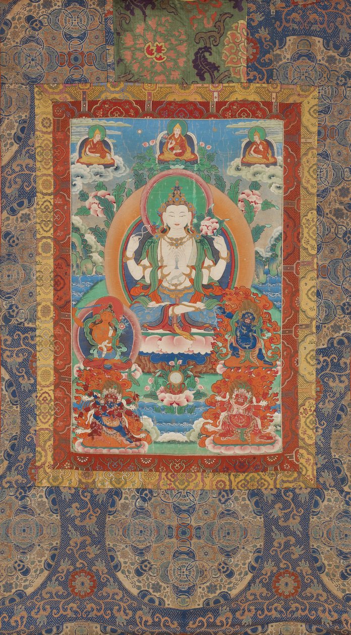 Shadakshari Avalokiteshvara av Unbekannt Unbekannt