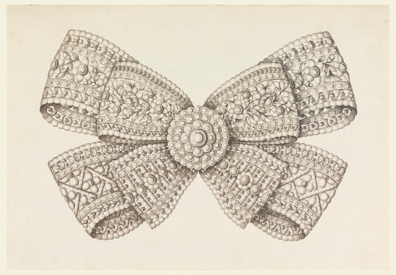 Design för en brosch av Unknown