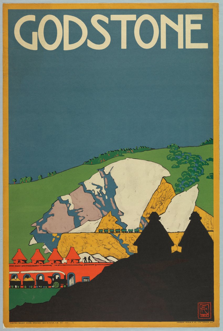 Affisch, Godstone, London Underground, 1915 av Unknown