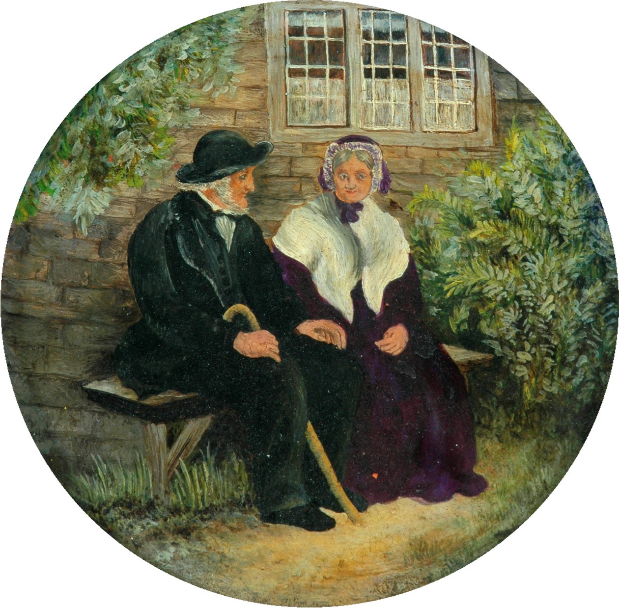 Familjen Holland på Lane Ends Green, 1848 av Unknown