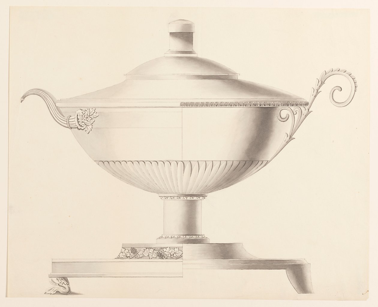 Design för en Tureen med alternativ av Unknown