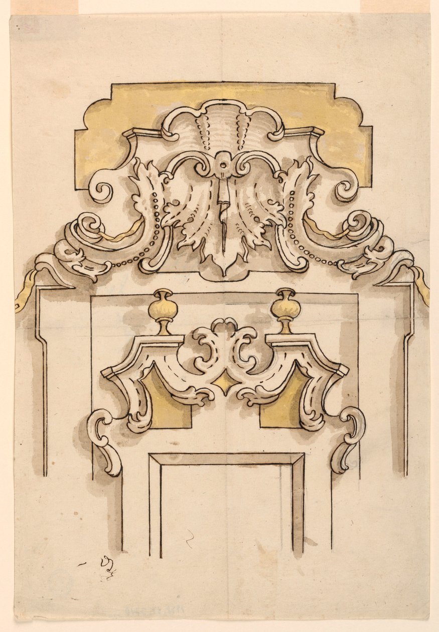 Ritning (Frankrike och Italien), 1725–50 av Unknown