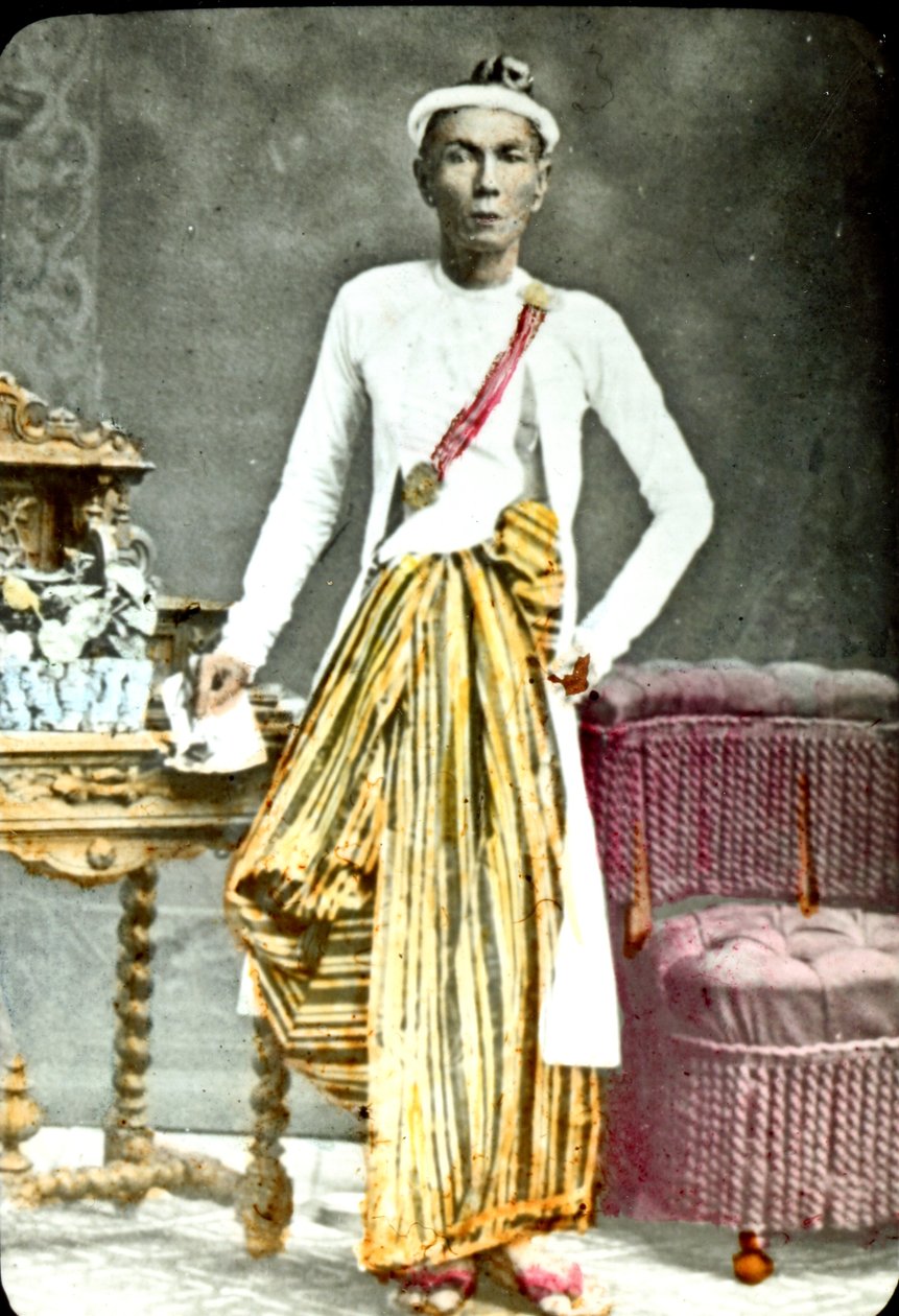 Burmesisk man, 1880-talet av Unknown