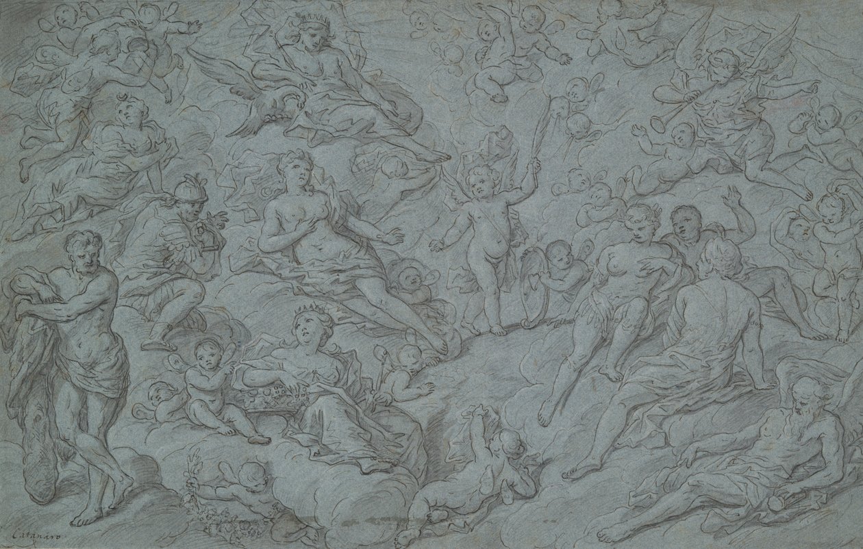 Assembly of Gods and Hercules av Unknown